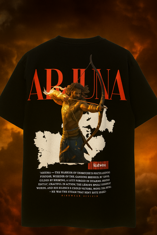 Arjuna – The Archer of Fate | OVERSIZED TEE